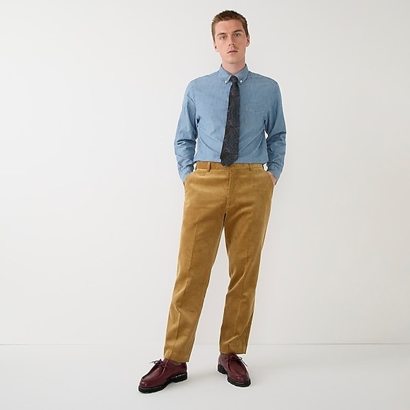 NWT J.Crew Kenmare suit pant in English cotton corduroy - Picture 1 of 4